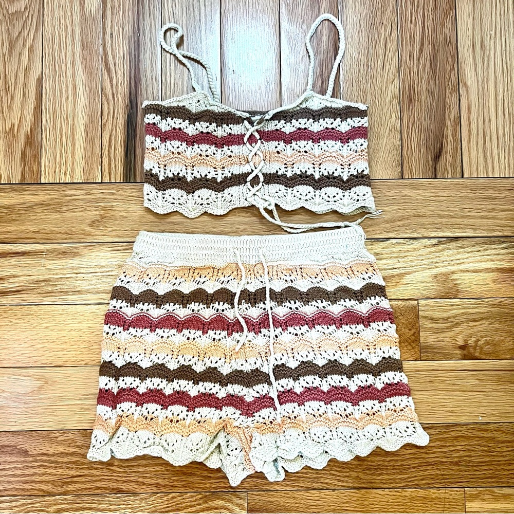 American Eagle Knit Matching Set